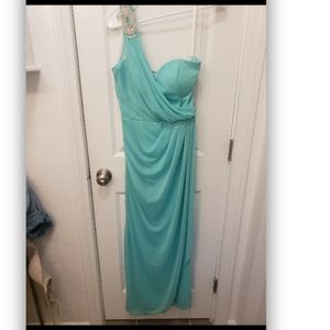 Light blue ball gown